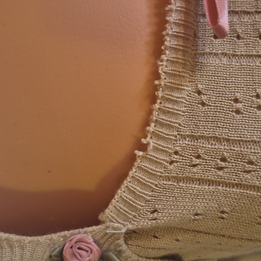 Forever 21 Beige Sweater with Pink Details - Picture 3 of 5